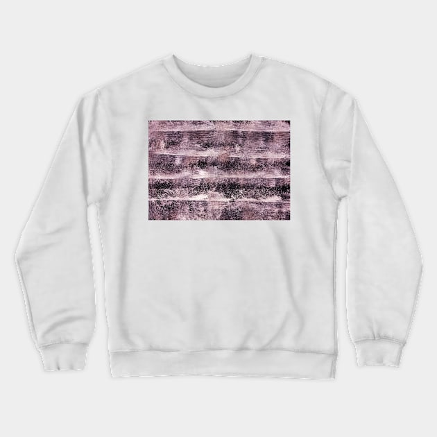 Simple abstract dusty pink watercolor, graphite background. Hand-painted striped texture, splashes, drops, paint smears. Best for background, wallpaper, cover,  poster and packaging, wrapping. Crewneck Sweatshirt by Olesya Pugach